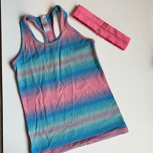 Ivivva by Lululemon Shirt and Matching Headband